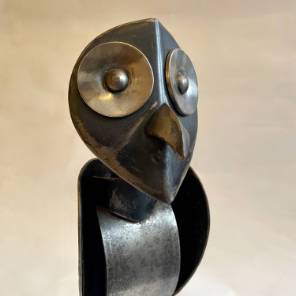 French Owl Sculpture